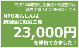 平成26年度厚生労働省HP調査就労工賃 14,148円