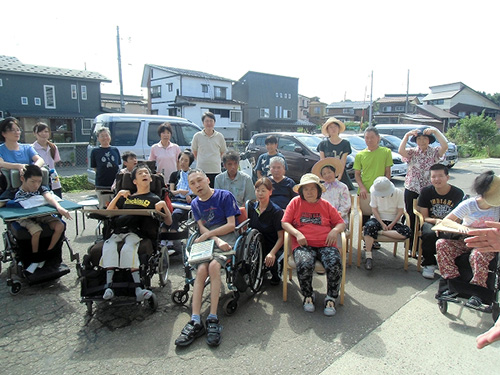 石彫（色即是空）の寄贈　ハーモニー